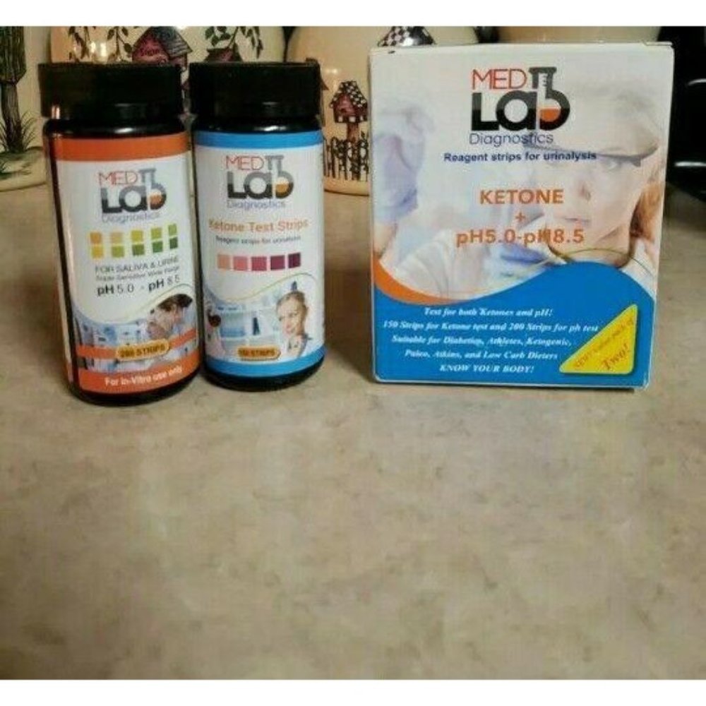 2  Boxes Ketone Strips Keto Test(150 ct) for and p